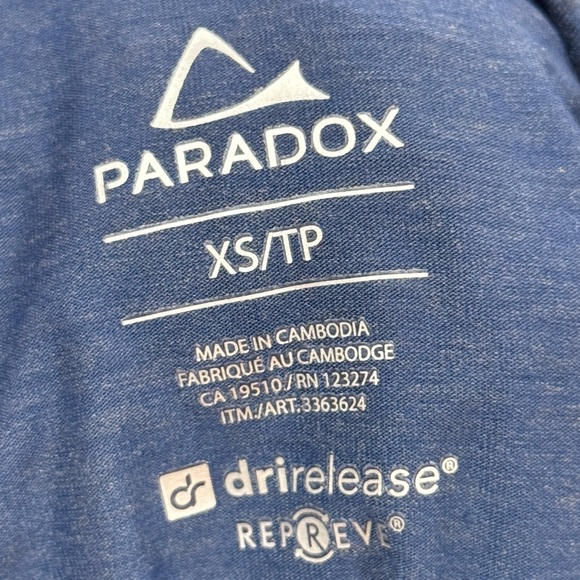 Blue thermal shirt with sleeves for sale! - Picture 4 of 4